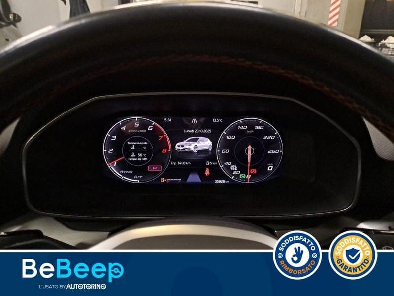 Seat Leon 2.0 TSI FR 190CV DSG