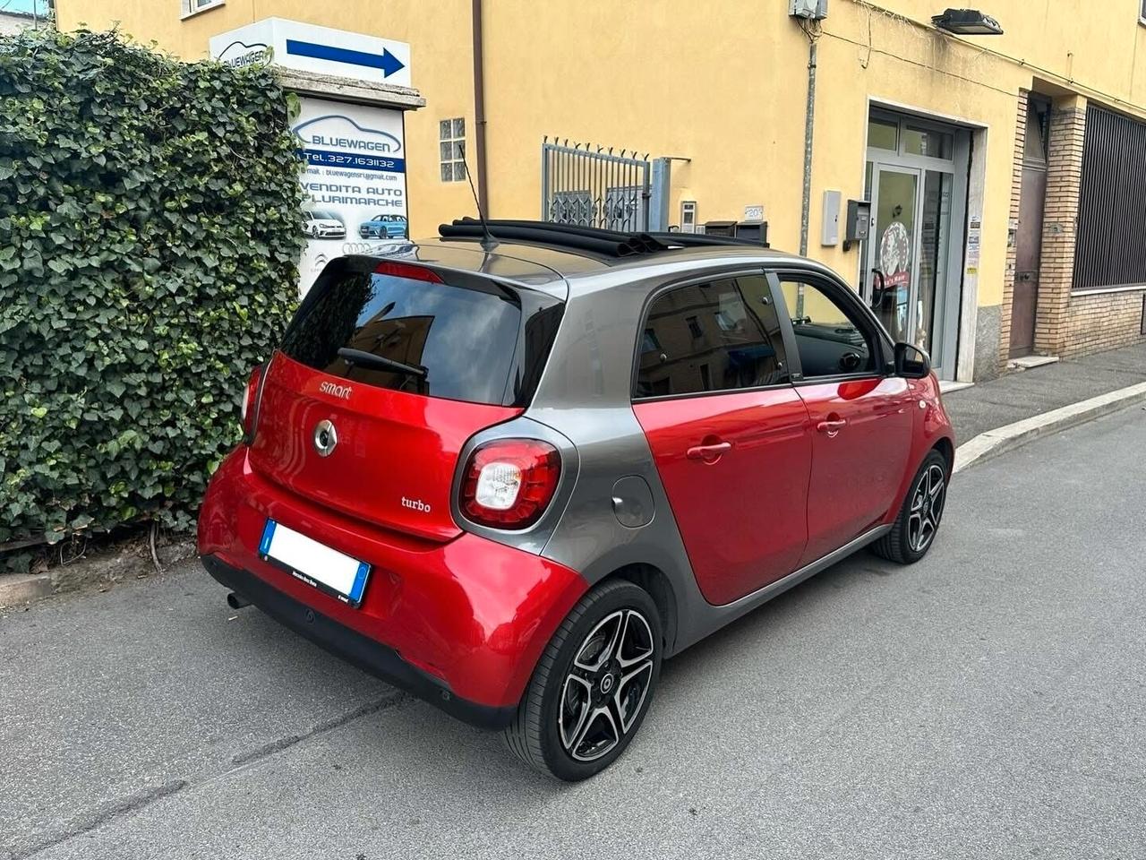 Smart ForFour 0.9 Turbo CABRIO 90cv AUTOMATICA PELLE NAVI RETROCAMERA FINANZIABILE