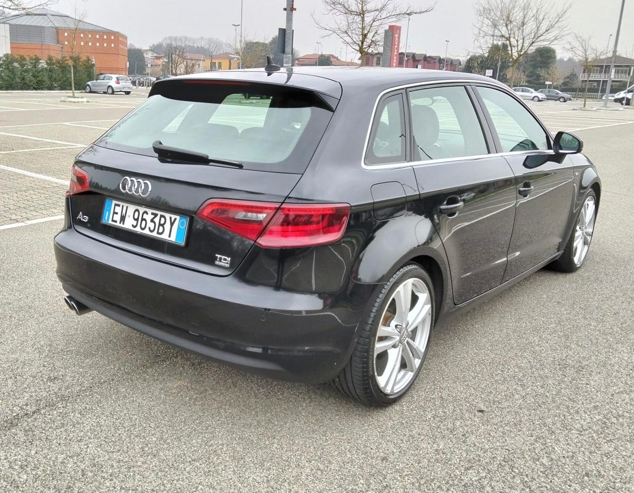 Audi A3 2.0 TDI 184 CV Quattro S tronic*S Line*Navi*Pelle*Xenon*Euro6