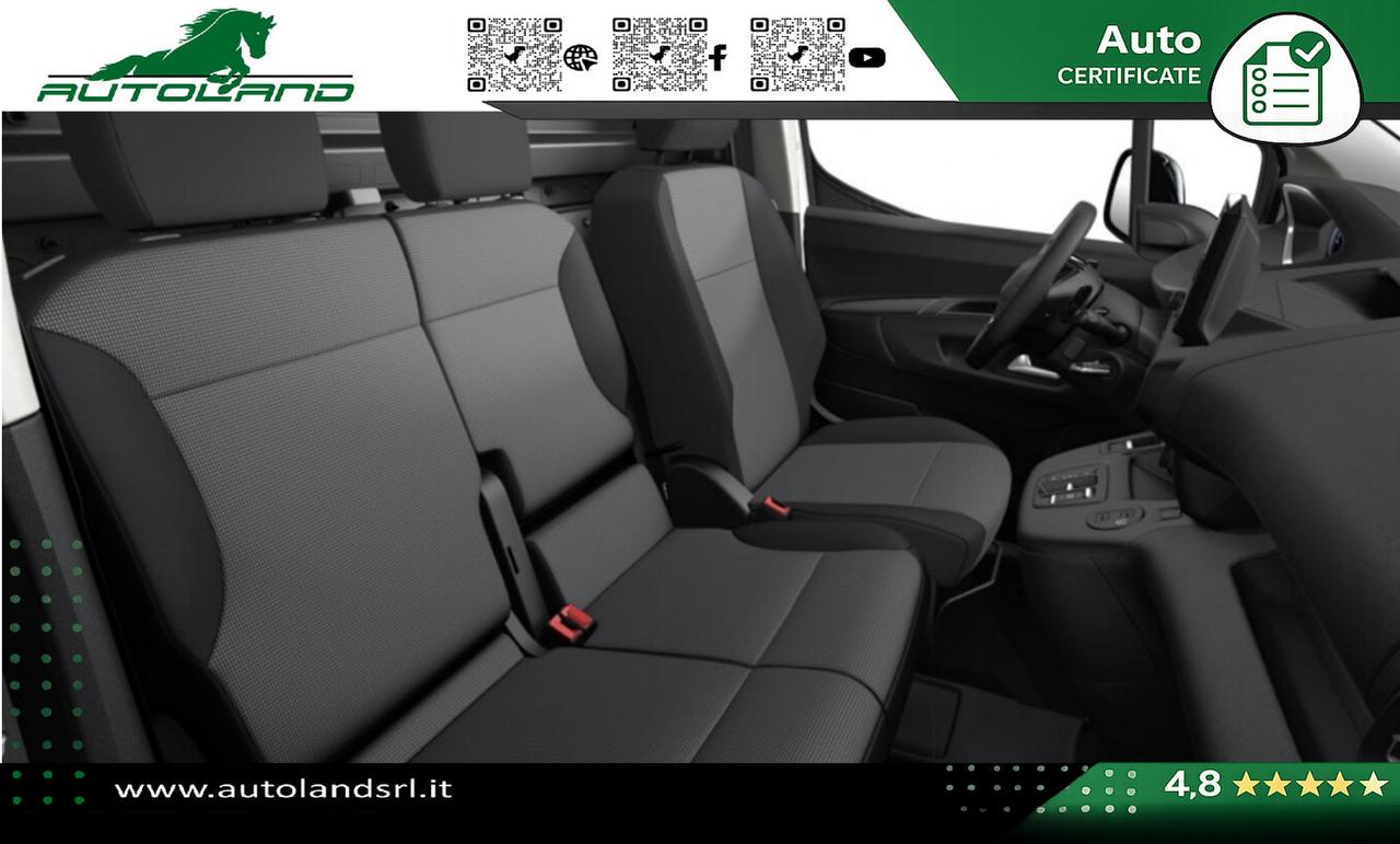 PEUGEOT Partner Diesel 1.5 130cv L2 automatico 3Posti *Iva Esposta*
