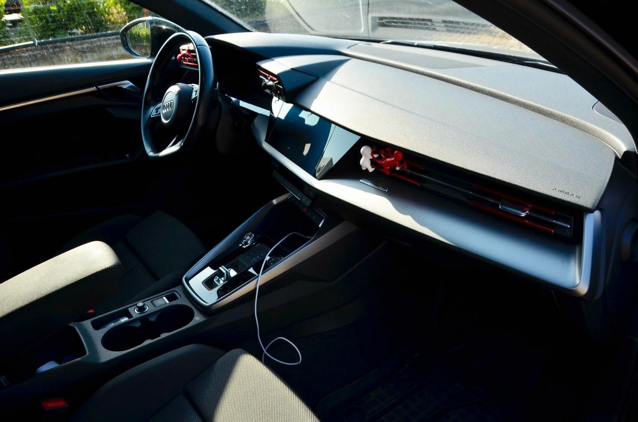 AUDI A3 SPORTBACK 35 2.0 TDI S-LINE EDITION 150cv S-TRONIC, GARANZIA AUDI 3/27, SERVICE AUDI, FULL LED, APPLE ANDROID, 18", PERMUTE