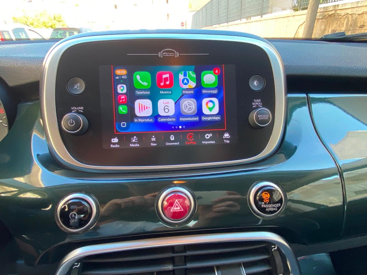 FIAT 500X CROSS 1.3Mjt 95CV Led Navy CAM 2019