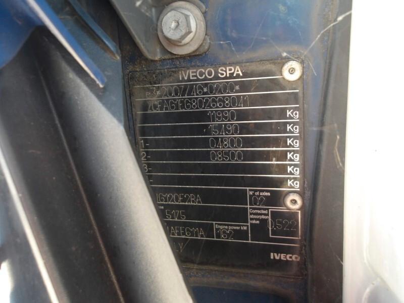 IVECO EUROCARGO 120 - 22 (Euro 6) km 241.835