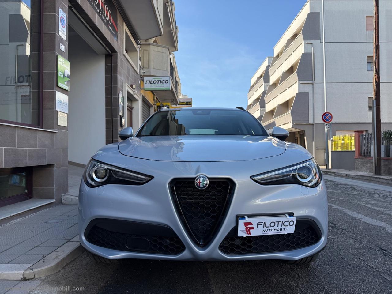 ALFA ROMEO Stelvio 2.2 T.diesel 190CV AT8 Q4 Sprint MY 2021 - GANCIO DI TRAINO ELETTRICO-PELLE