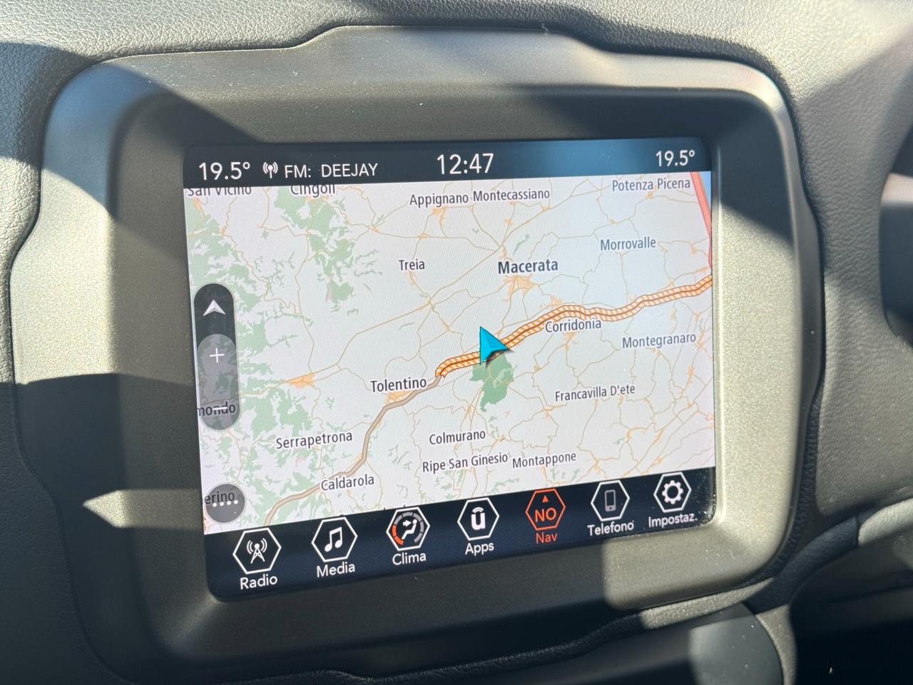 Renegade 1.6 130 CV Limited Telecamera e Navigatore