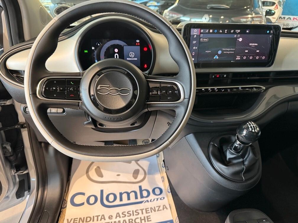 Fiat 500 1.0 hybrid La Prima Nav Led Cam App conn 17" Neopat