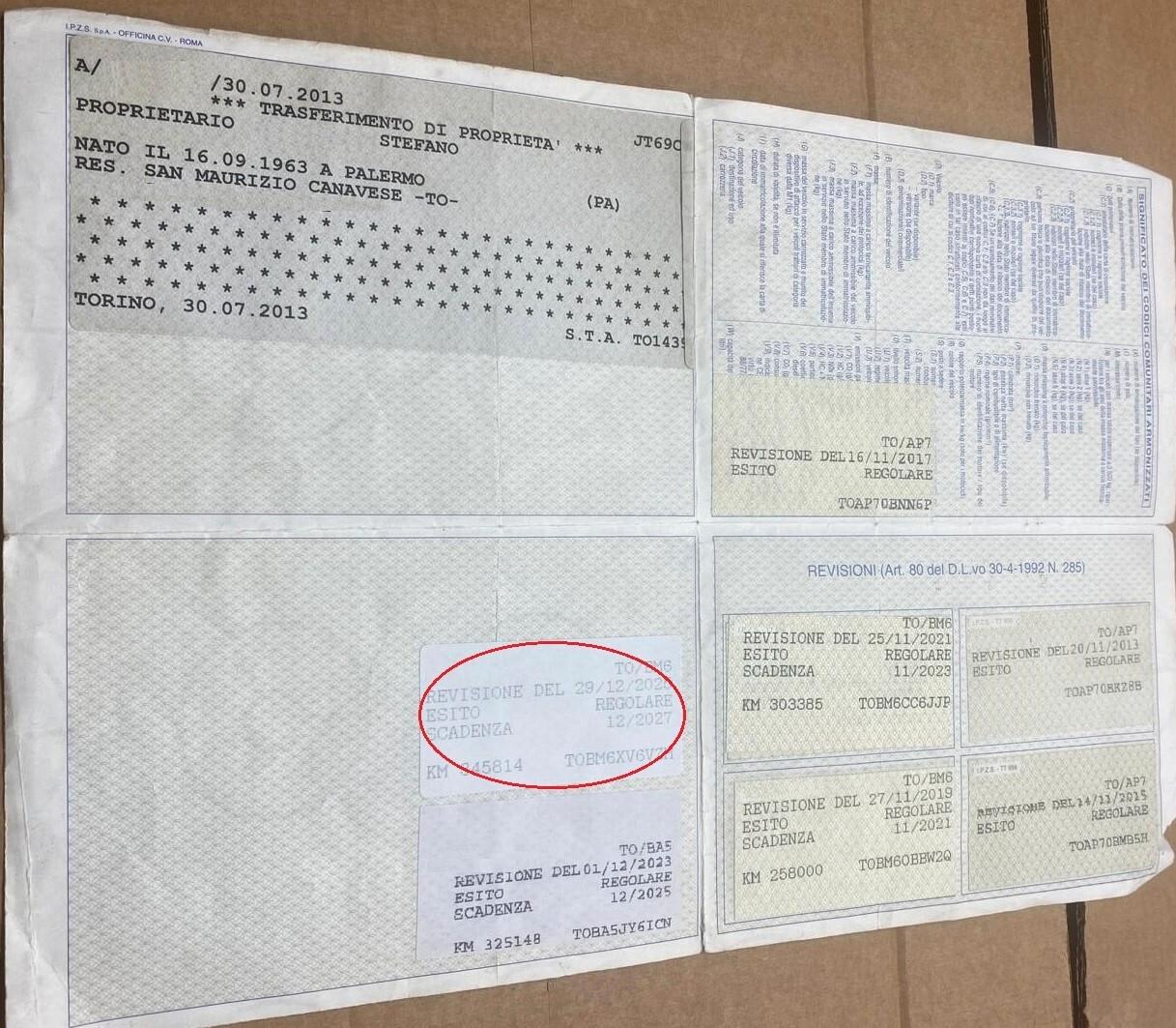 Ford Transit Van T 280S PC-TM Revisionato 12/25