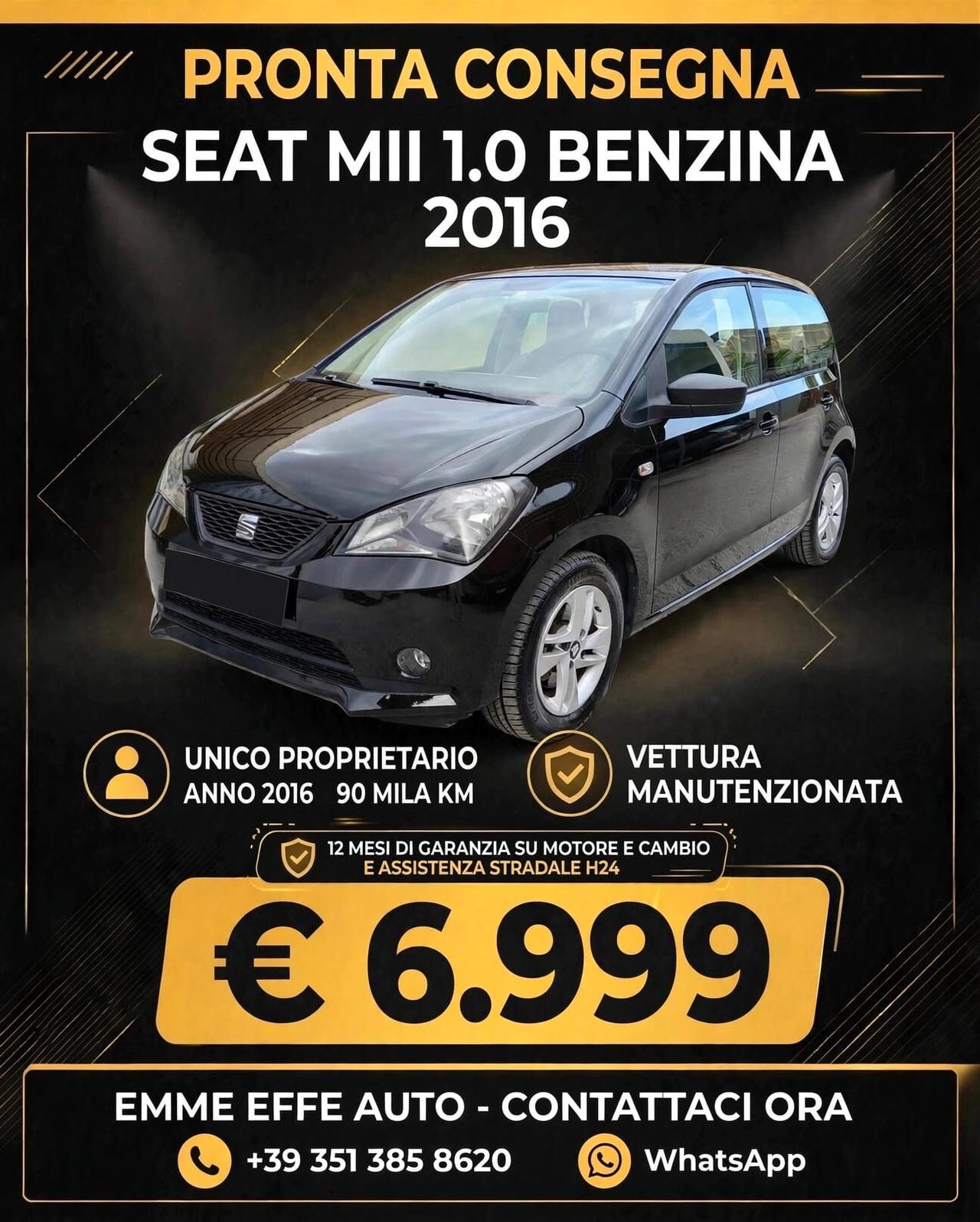 Seat Mii 1.0 5 porte Chic 10/2016 DA VETRINA