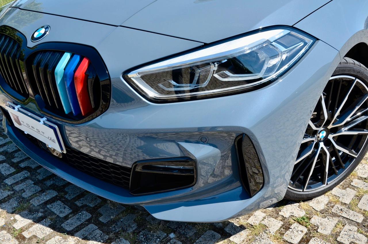 BMW 118d MSPORT 150cv AUTO, UFF ITALIANA, SERVICE UFF BMW, EURO 6D, TETTO, 19", HIGH BEAM, PERMUTE