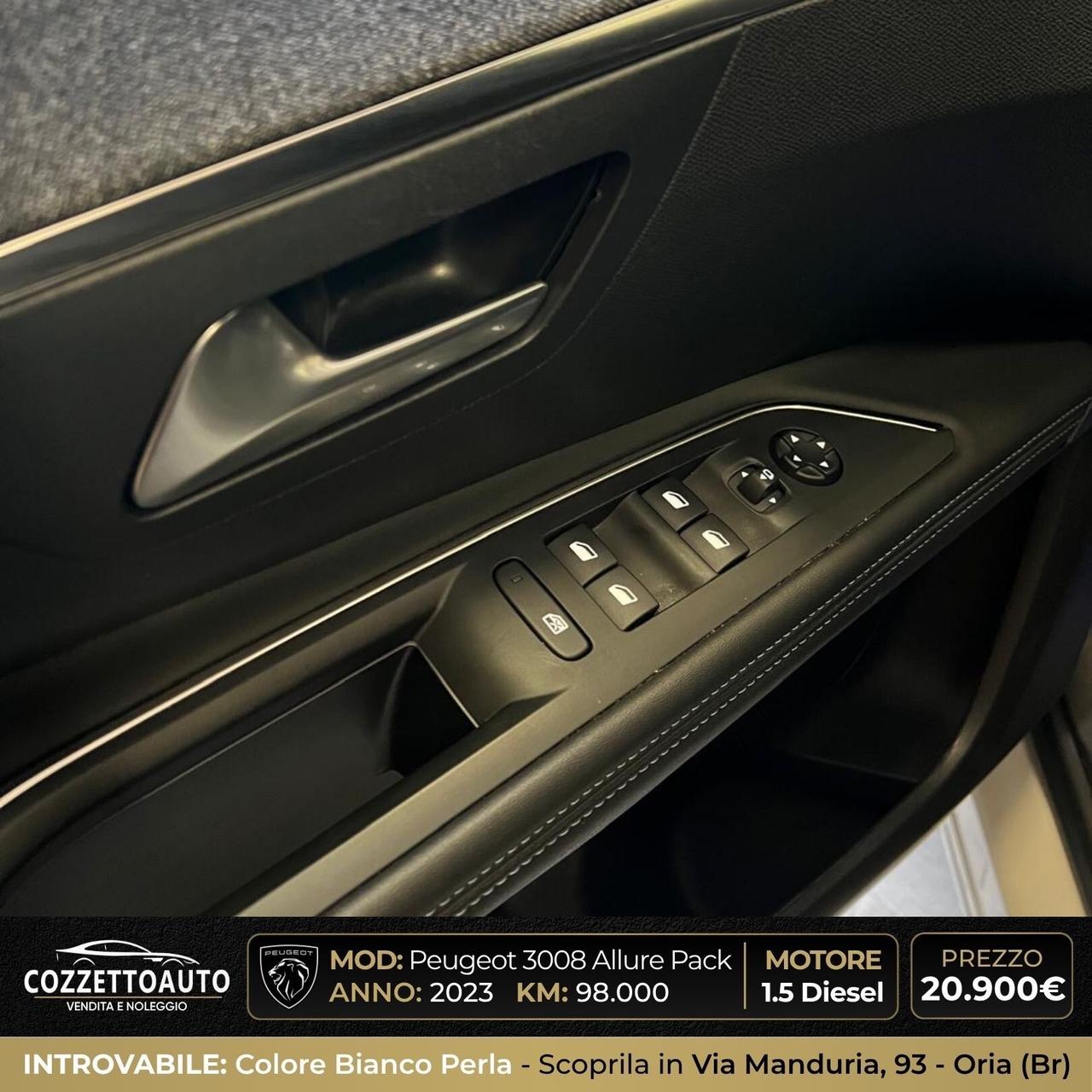 Peugeot 3008 Bianco Perla EAT8 Allure Pack