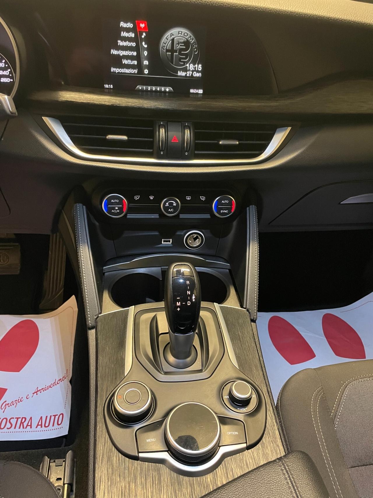 Alfa Romeo Stelvio 2.2 160 CV Q4 RWD AT8 Business DISTRIBUZIONE TAGLIANDO