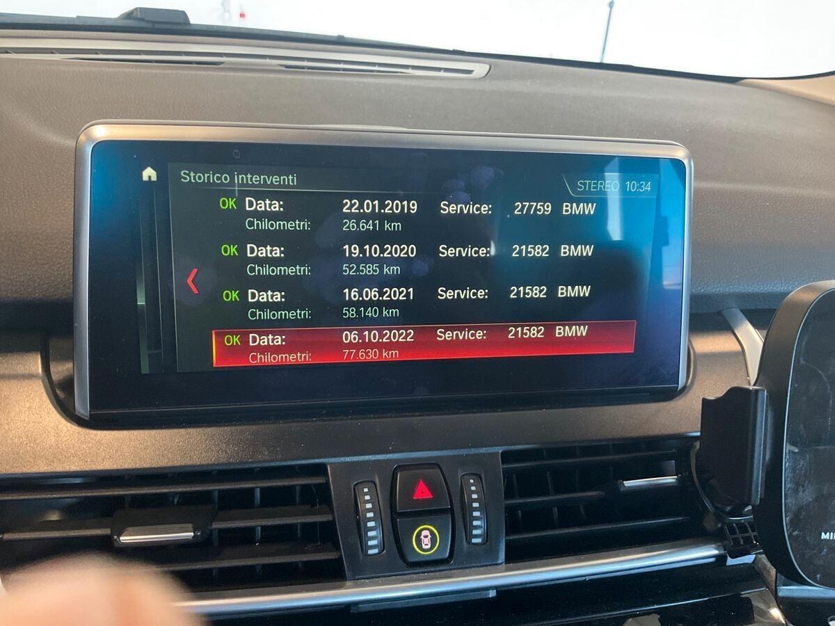 Bmw 2er Active Tourer 218i 135CV Luxury 2017 TETTO APRIBILE
