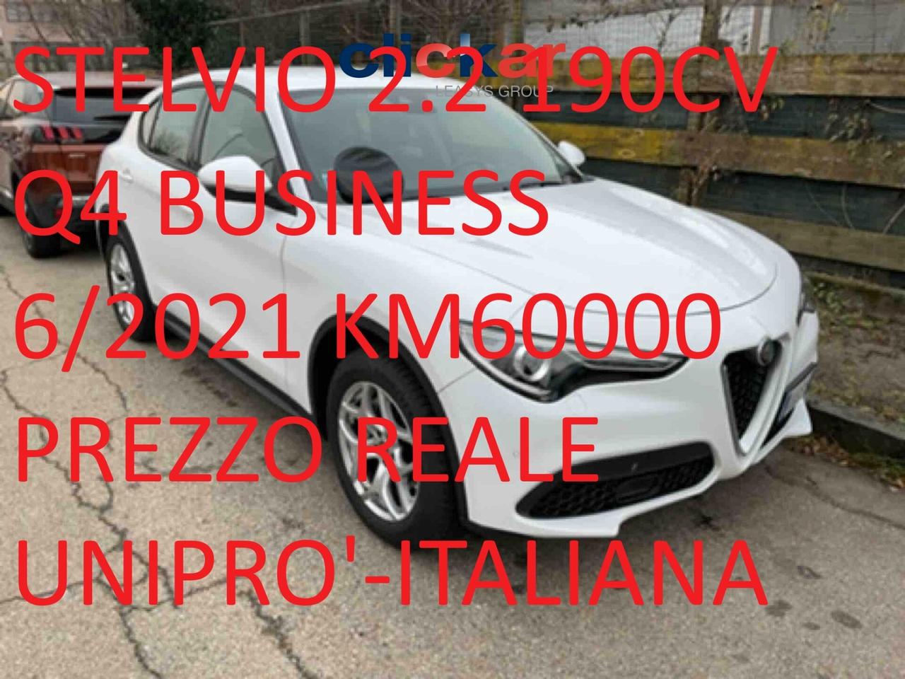 Alfa Romeo Stelvio 2.2 190CV AT8 Q4 SPRINT **PREZZO REALE**UNIPRO'**
