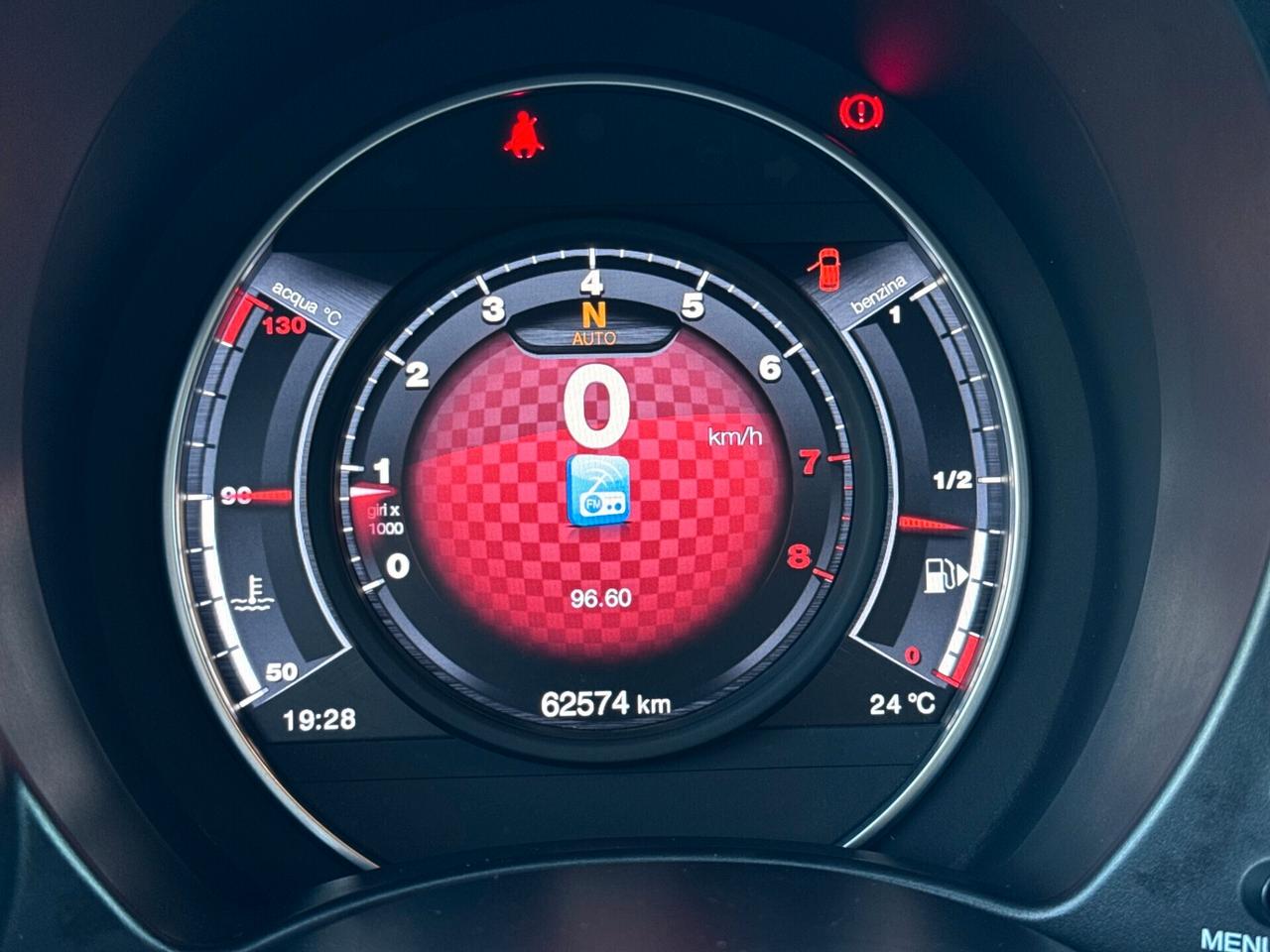 Abarth 595 1.4 Turbo T-Jet 180 CV Competizione SABELT CARBONIO FULL MTA
