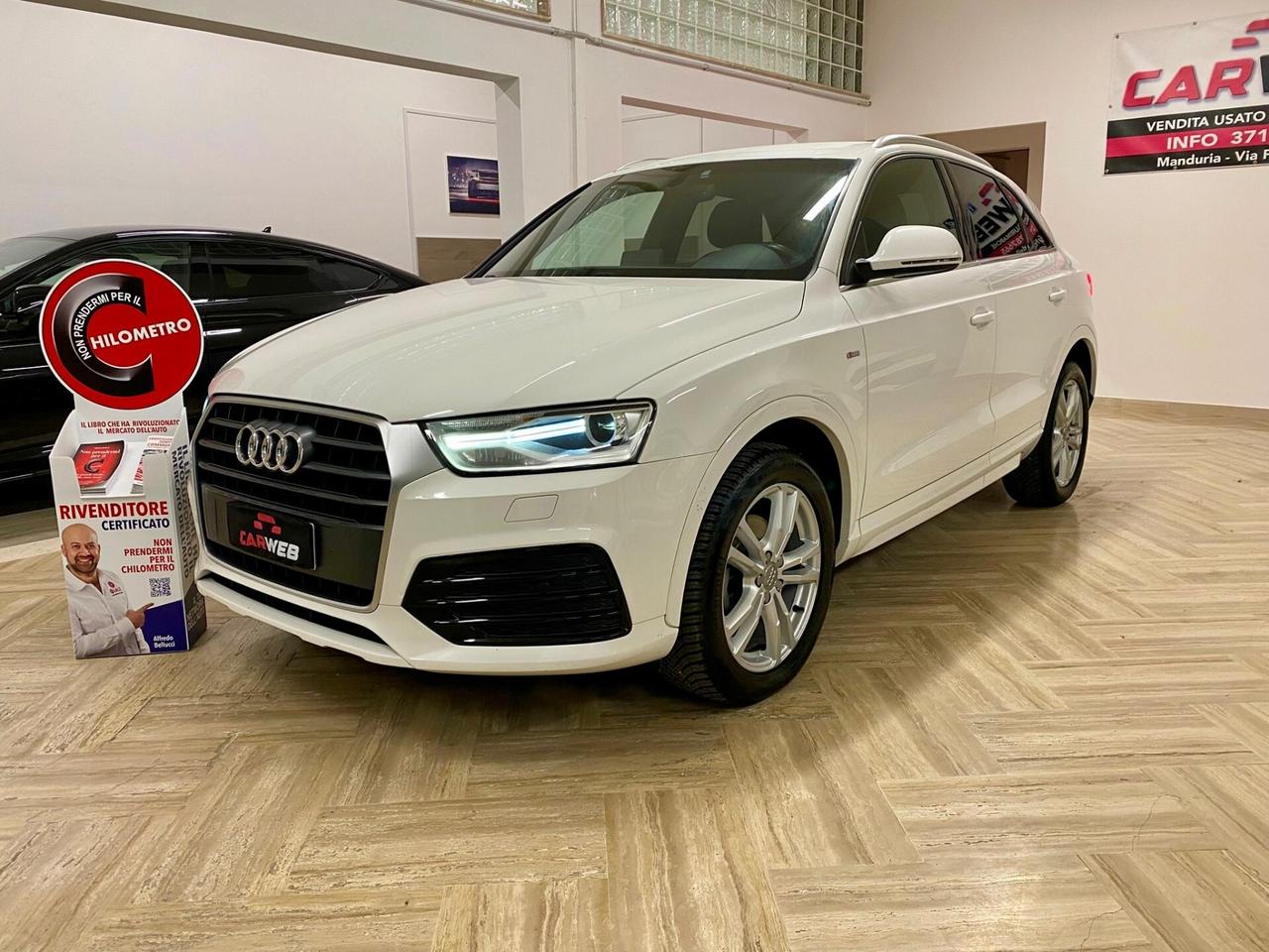 AUDI Q3 S-LINE 2.0 TDI NAVY LED Cam 2017
