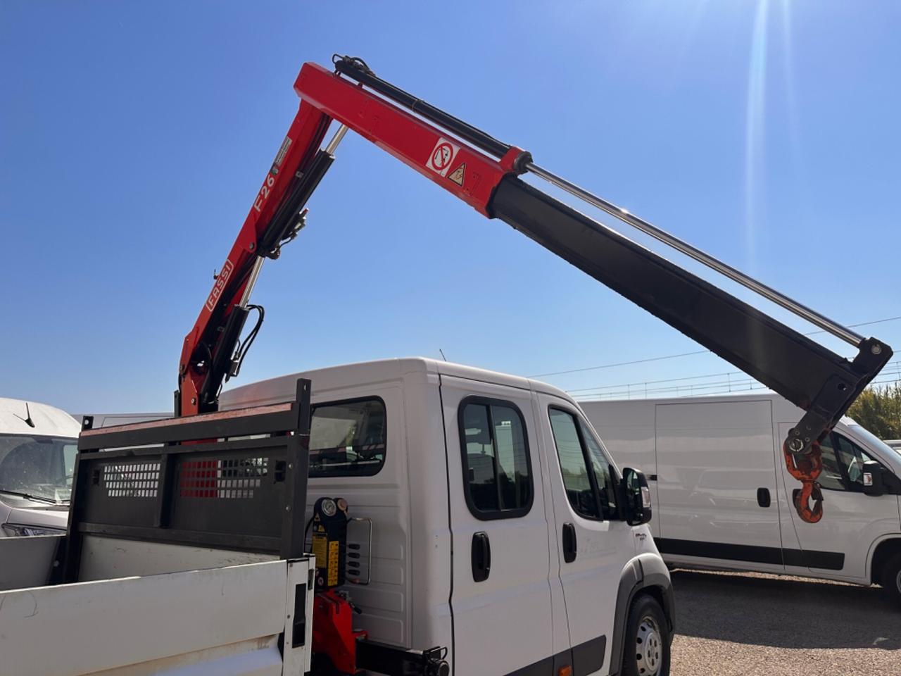 Fiat ducato 2.3 130 cv MAXI GRU FASSI
