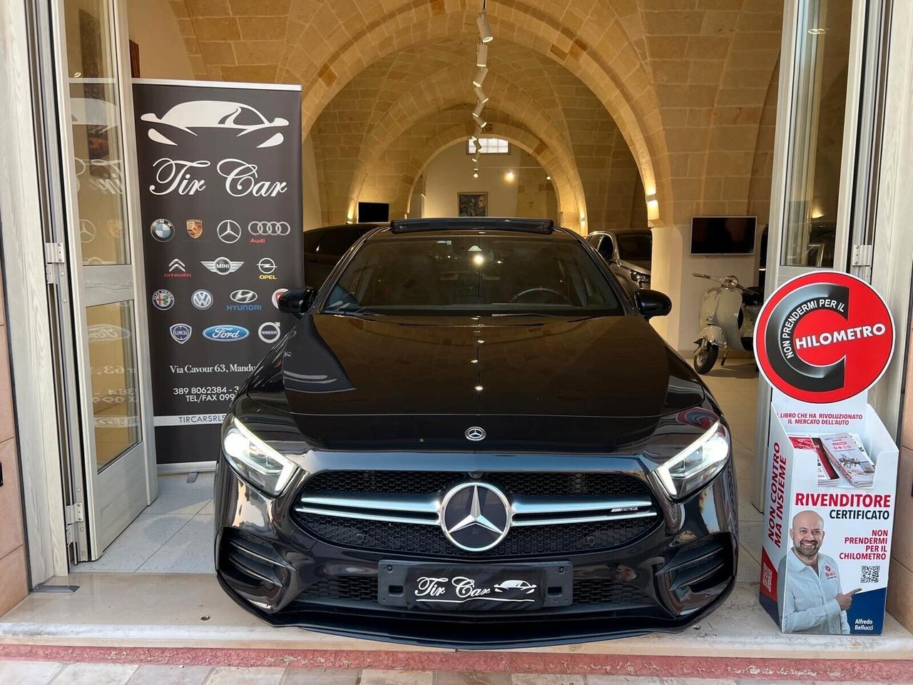 MERCEDES A35 AMG 2.0 4MATIC 306CV TETTO NAVI CAM360° ANNO 2020