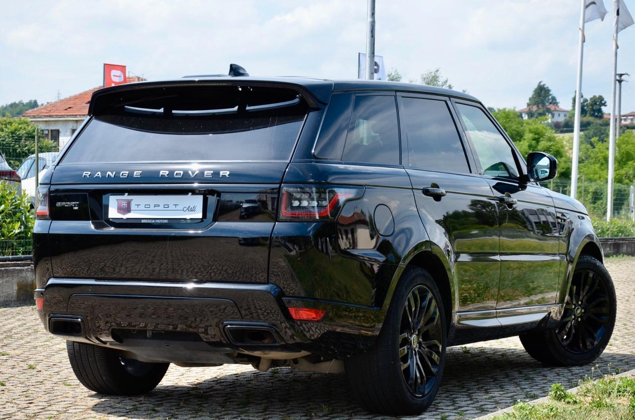 LAND ROVER RANGE ROVER SPORT 3.0 TD V6 DYNAMIC HSE 249cv AUTO, UNICOPROPRIETARIO, EURO 6D, UFF ITALIANA, SERVICE LAND ROVER, GANCIO TRAINO, 21", RETROCAMERA, PERMUTE