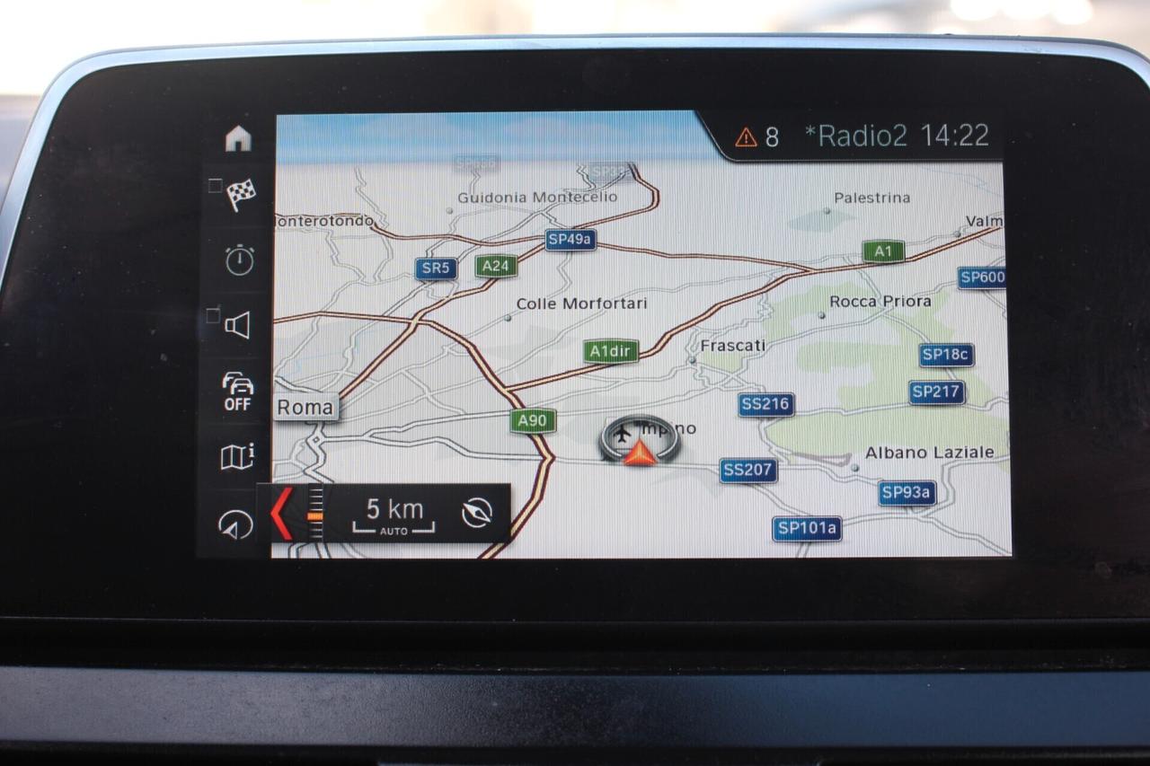 BMW 218d 7posti UNIPRO' *PREZZO VERO*automatica luxury CRONO TAGLIANDI