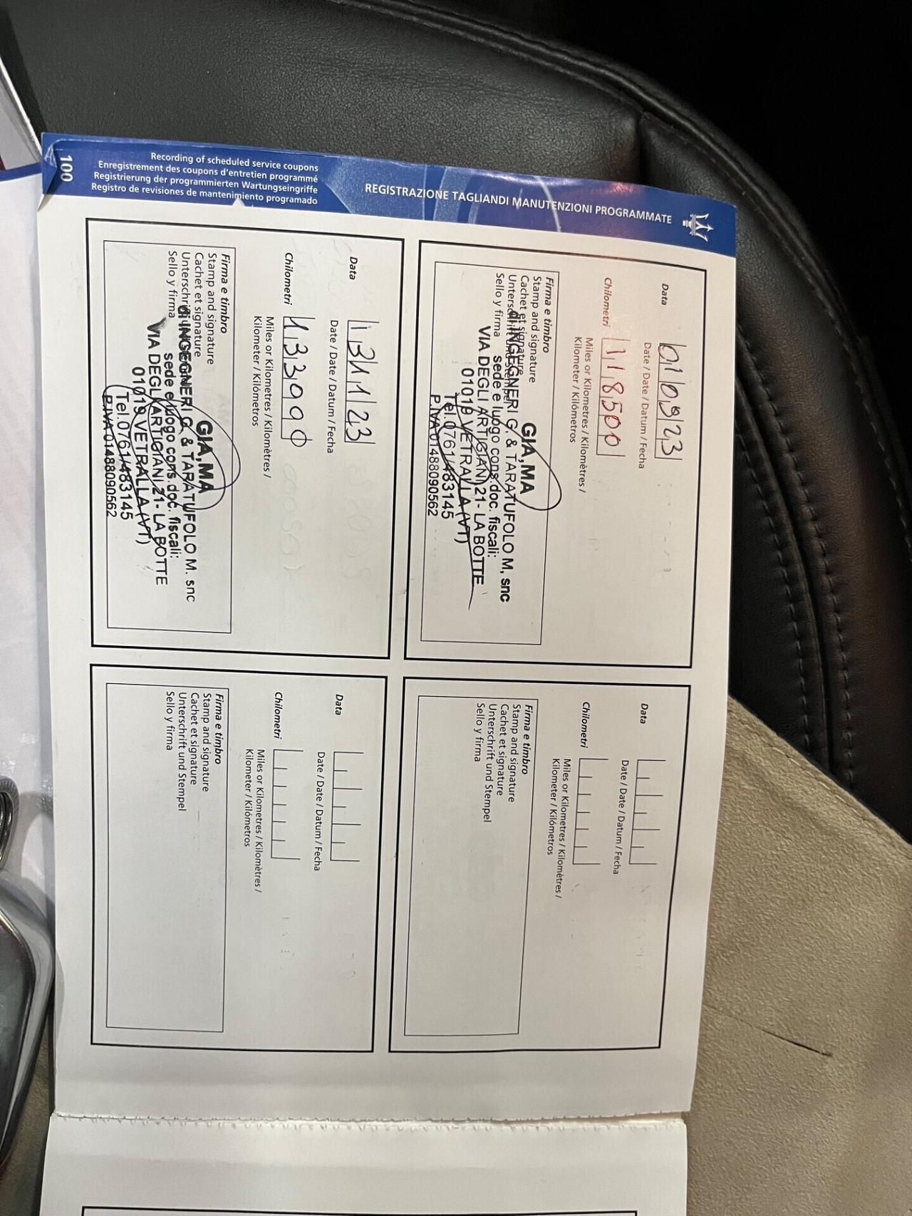 Maserati Ghibli 3.0d V6 250cv FULL SERVICE MASERATI