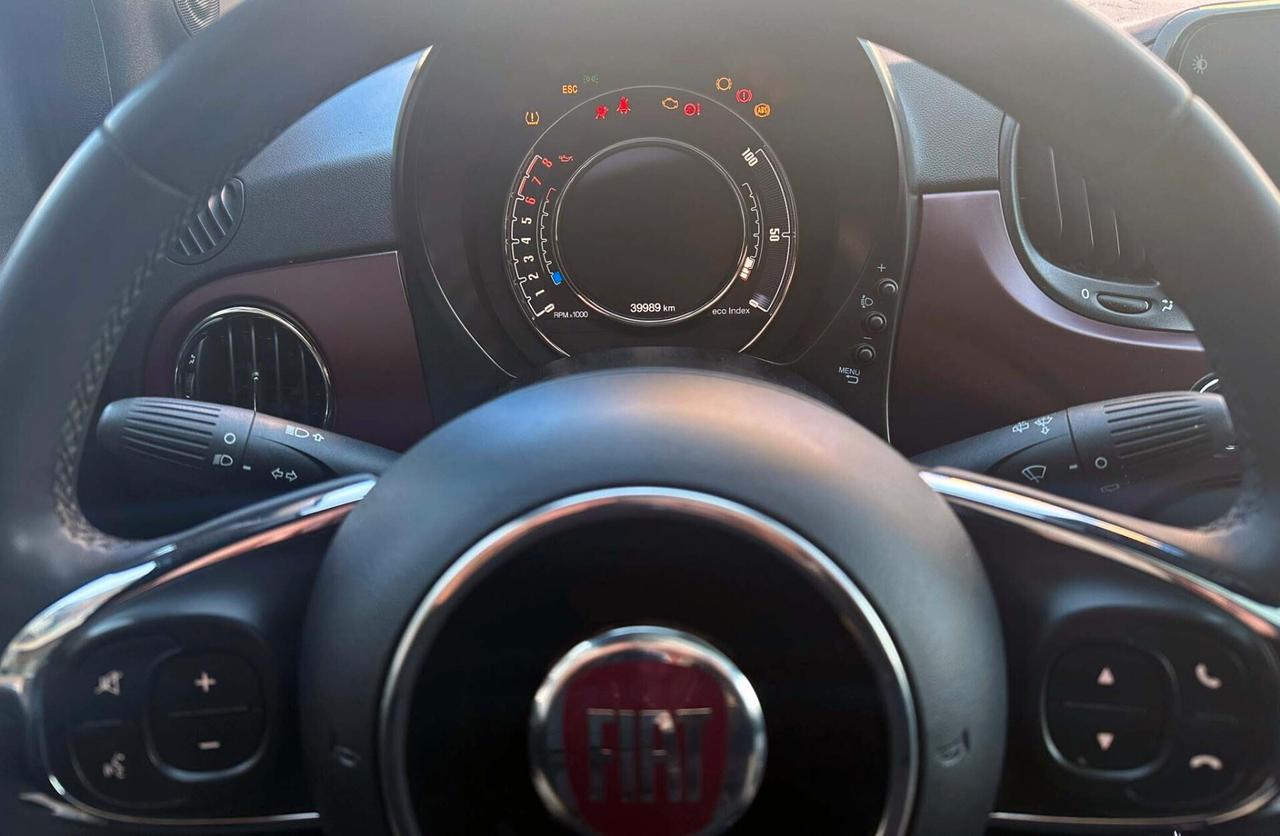 Fiat 500 1.0 Hybrid Star Interni in Pelle TOP GAMMA Car Play Cerchi Lega 16