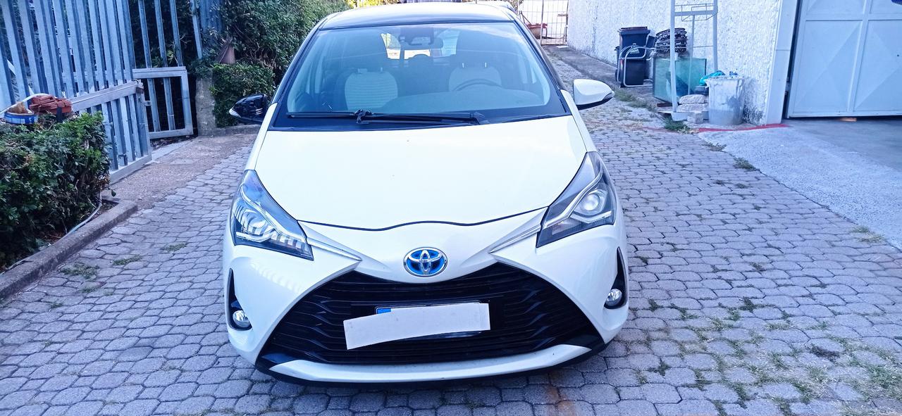 Toyota Yaris Tetto Nero , Carrozzeria Bianco Perla Metallizzato