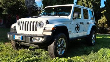 Jeep Wrangler Unlimited 2.2 Mjt II Sahara 2020 PERFETTA leggi testo