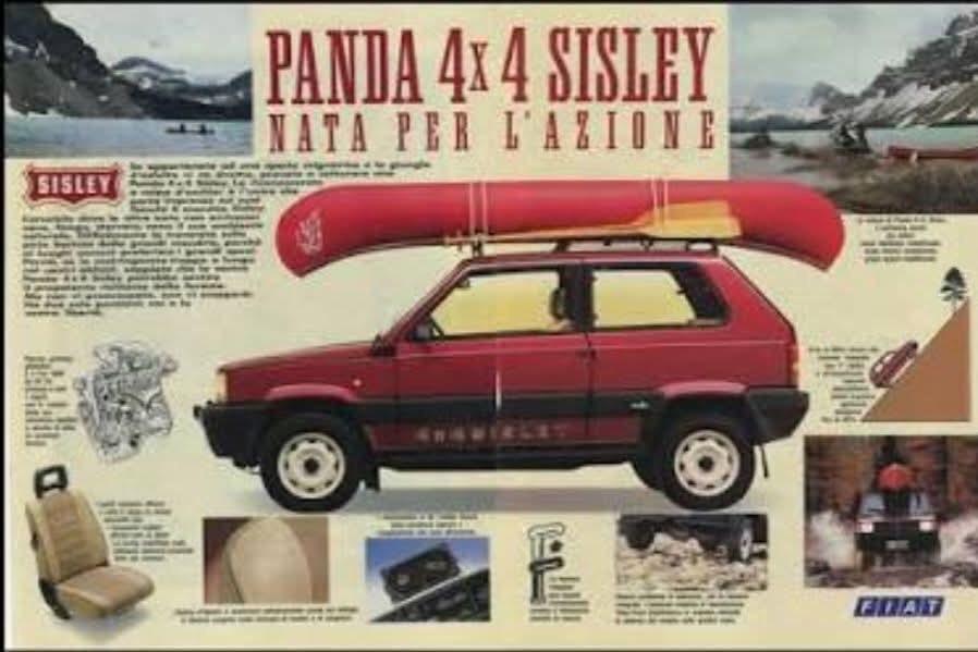 Fiat Panda 4x4 sisley doppio tetto