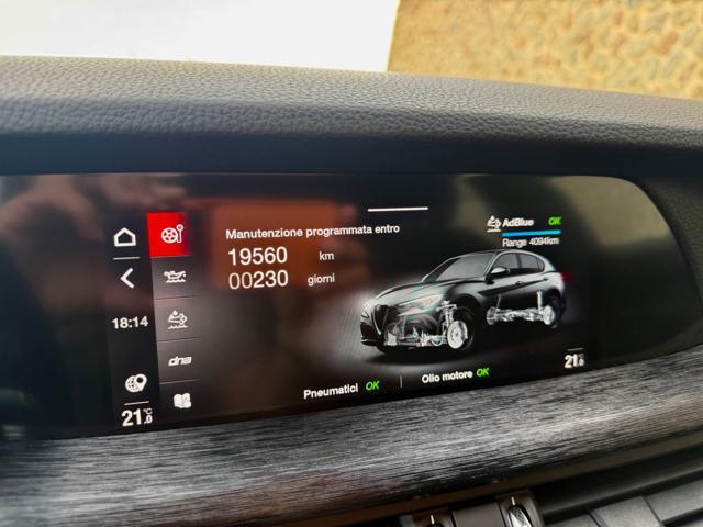 ALFA ROMEO Stelvio 190CV Q4+PACKBLACK+RCAM+2PDC