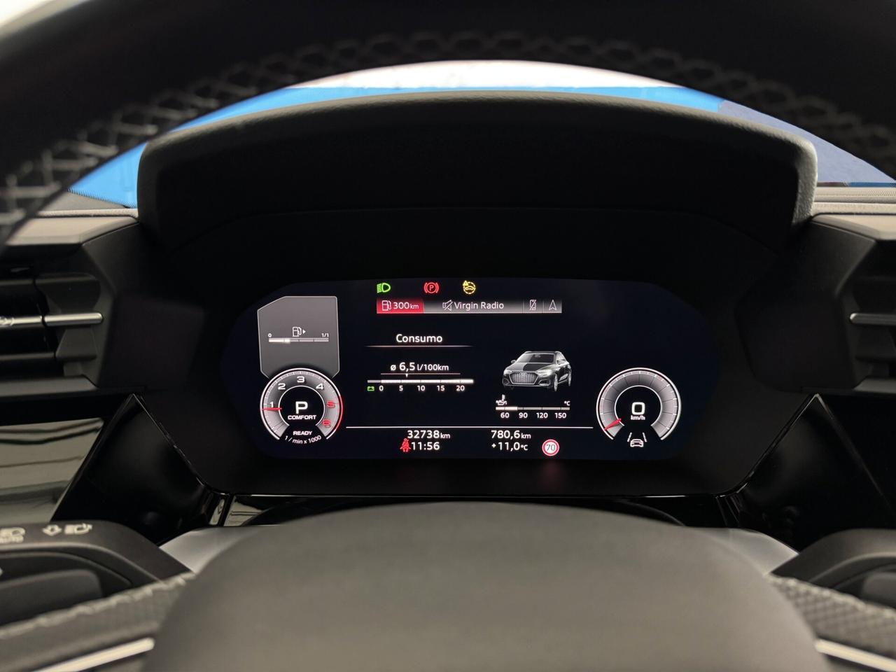 Audi A3 SPB 35 TDI S tronic line edition Identity Black GARANZIA CASA MADRE