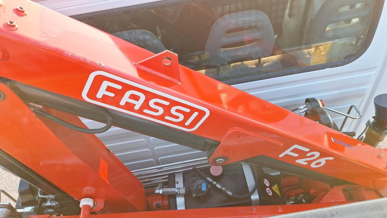 Fiat Ducato 35 2.3 MJT 130CV PLM-DC Cabinato CASSONE FISSO + GRU FASSI