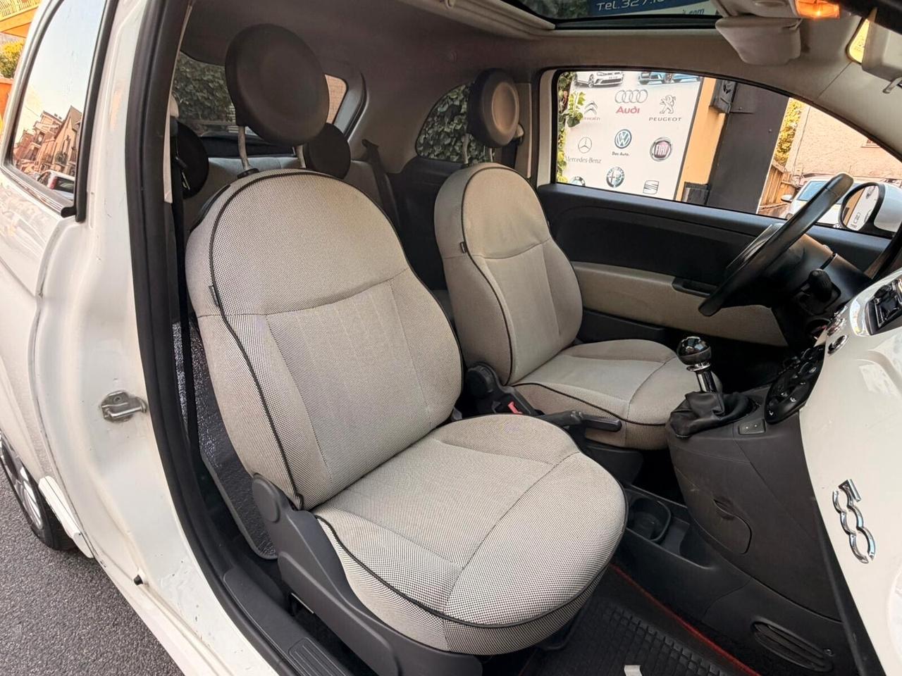Fiat 500 1.2 Benzina Lounge 69cv ottima x Neopatentati Tetto Panoramico