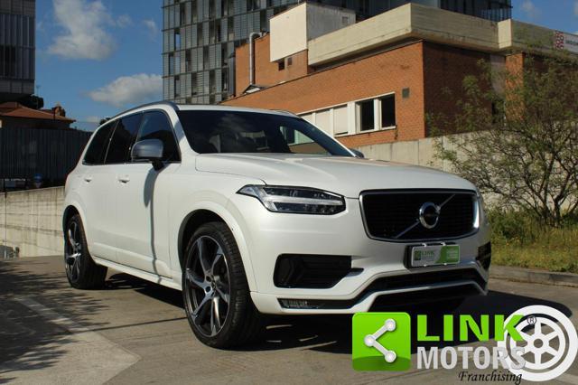VOLVO XC90 D5 AWD Geartronic 7 posti R-design,Crystal White