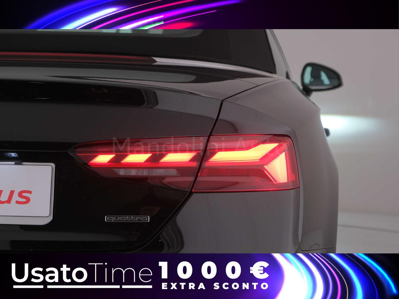 Audi A5 cabrio 40 2.0 tdi mhev 204cv s line edition quattro s tronic