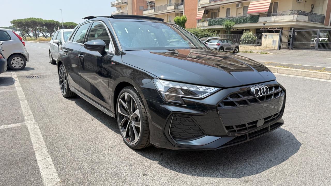 Audi A3 SPB 35 TDI S tronic S line edition LED NAVI COCKPIT KAMERA 360 TETTO APRIBILE PACCHETTO LUCI AMBIENT