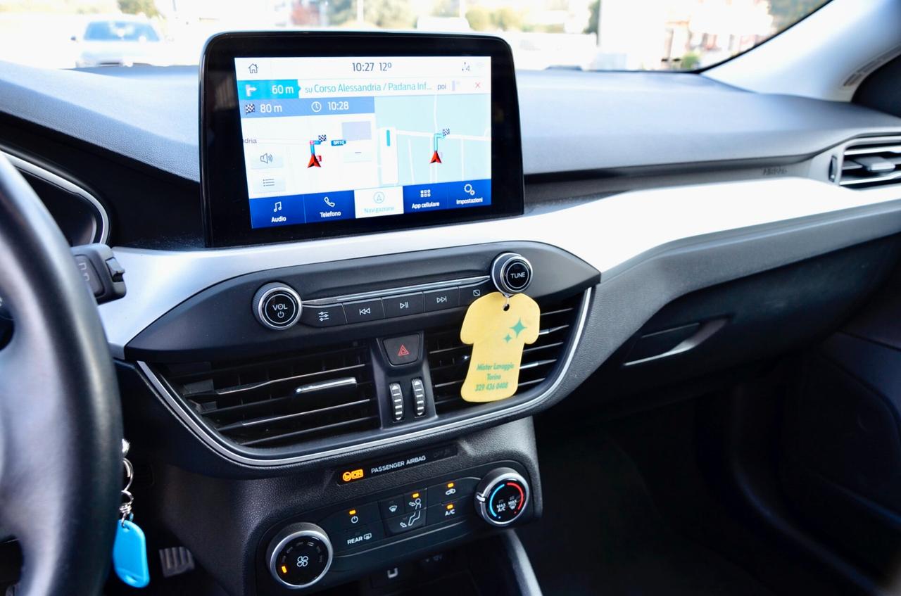 FORD FOCUS SW 1.5 TDCI ECOBLUE BUSINESS CO-PILOT 120cv AUTO, UFF ITALIANA, EURO 6D, RETROCAMERA, APPLE ANDROID, PERMUTE