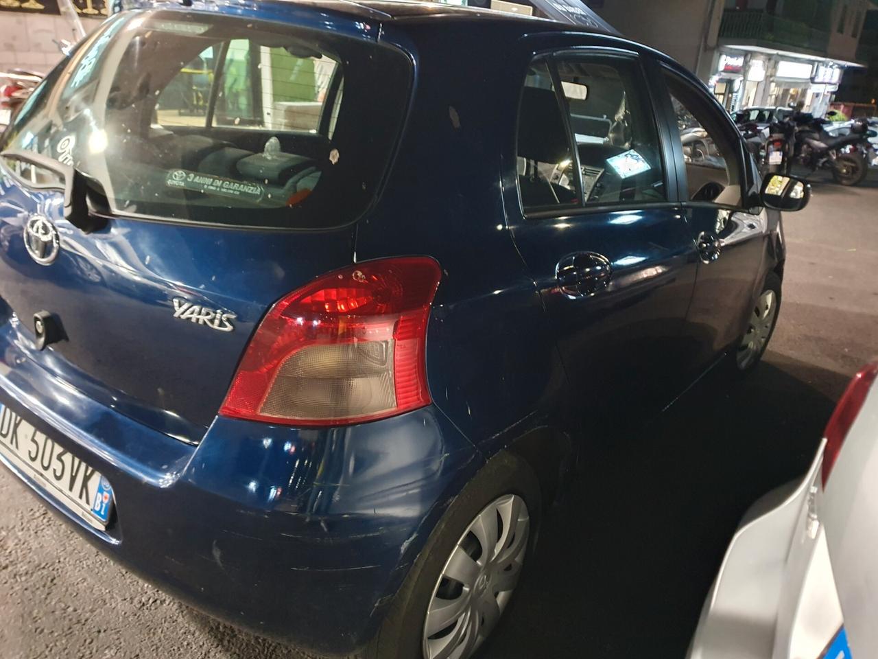 Toyota Yaris 1.3 5 porte anno 2008 block sistem