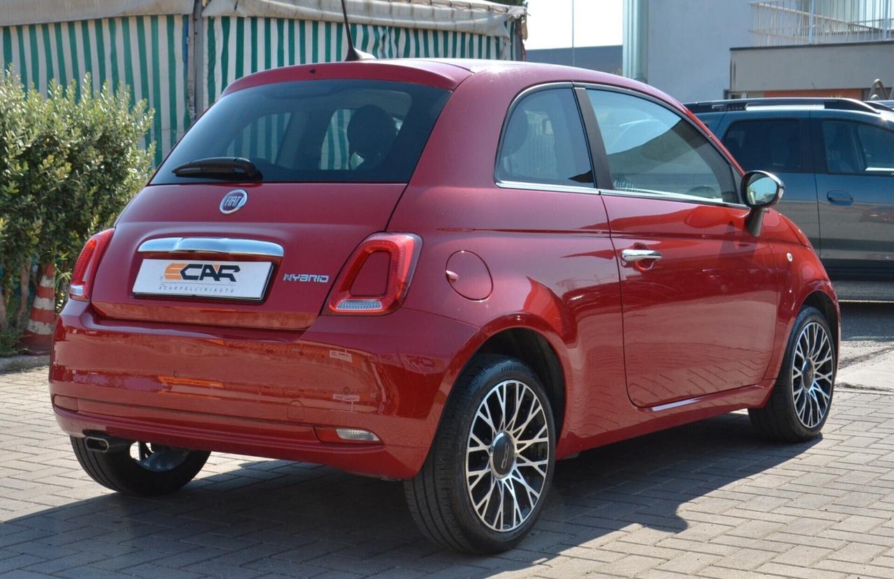 Fiat 500 1.0 Hybrid Red