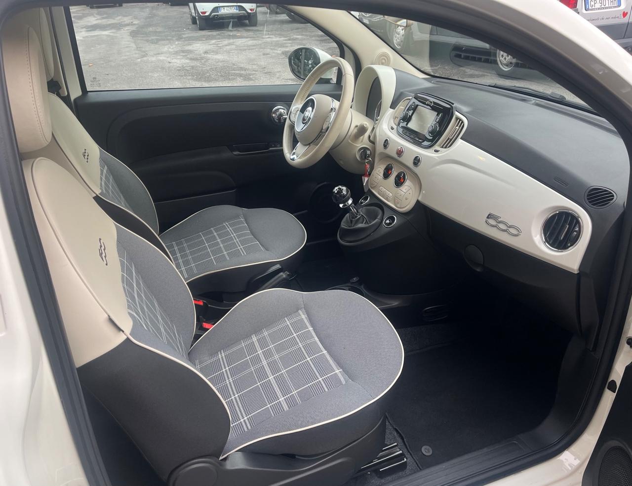 Fiat 500 1.2 Lounge-Km69500-tetto apribile