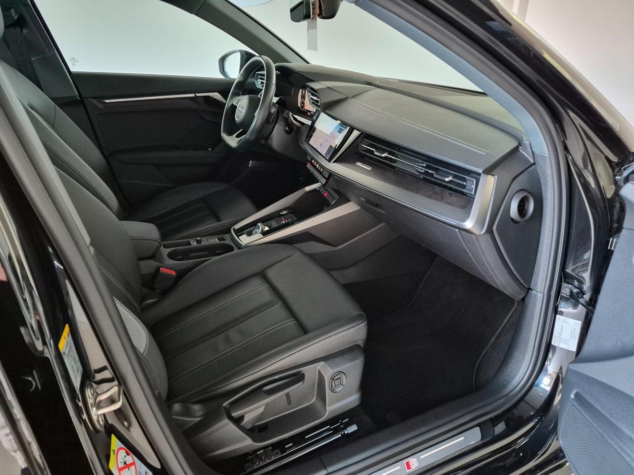 Audi A3 SPB 2.0 TDI S LINE S-TRONIC PELLE LED C.18" BLACK PACK APPLE CAR PLAY/ANDROID AUTO SED. SPORT. RISC. VIRTUAL COCKPIT PLUS