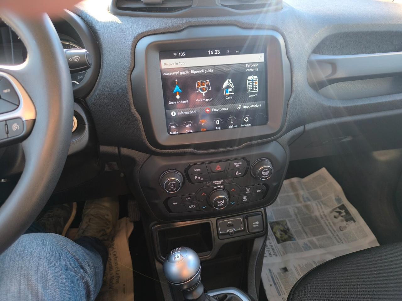 JEEP RENEGADE BUSINESS 1.6 DIESEL 120cv 11/2019 KM 95.000
