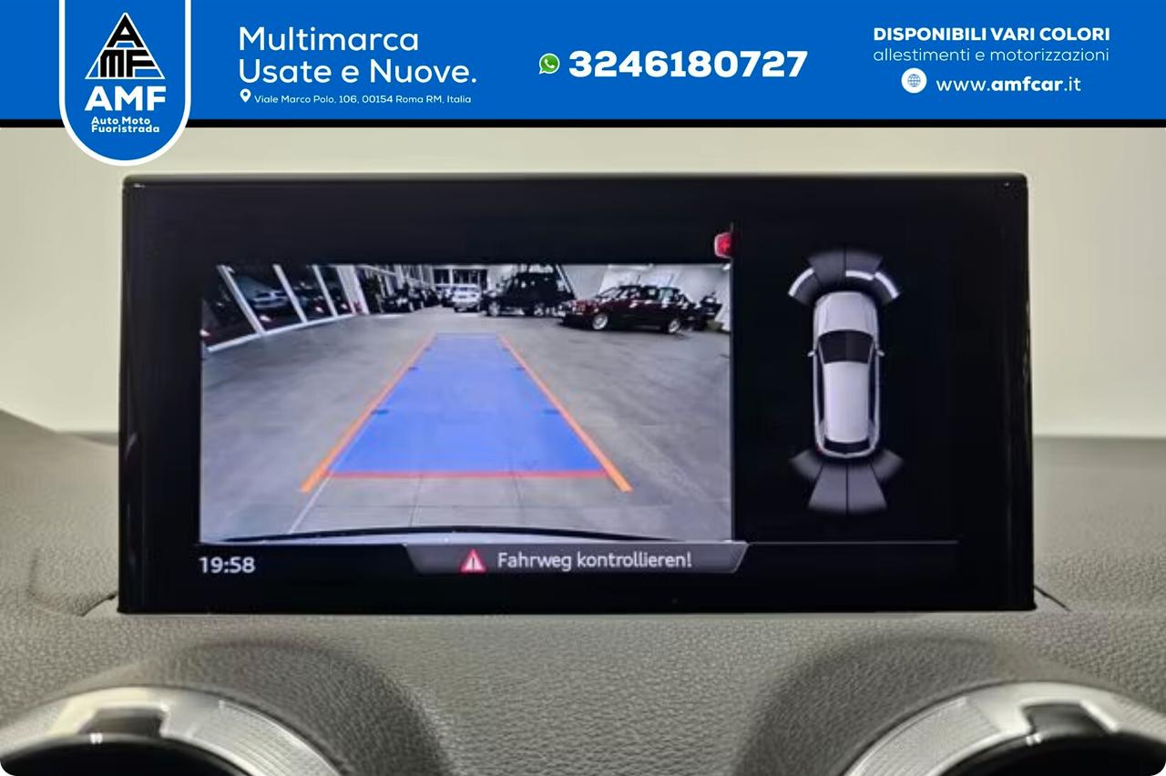 Audi Q2 35 TFSI Telecamera virtuale Riscaldatore ausiliario Sedili sportivi