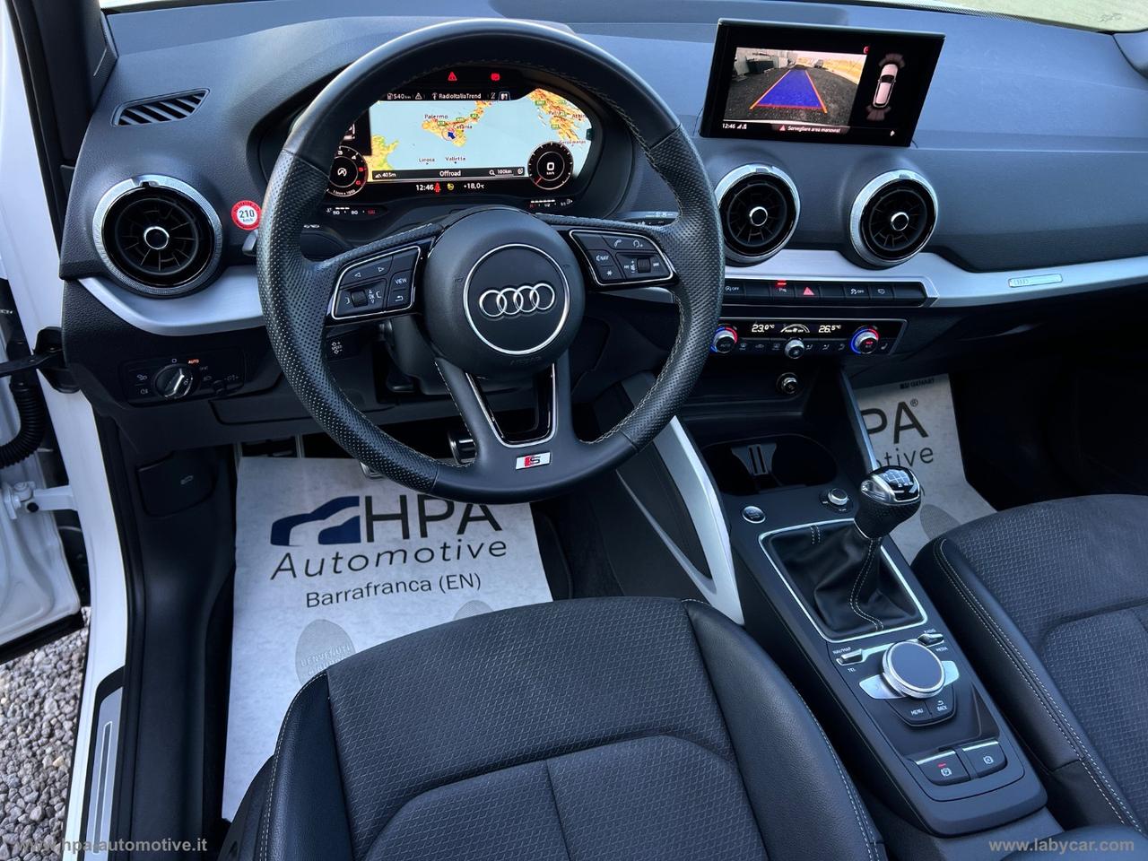 AUDI Q2 2.0TDI S-LINE TETTO LED MATRIX VIRTUAL PELLE NAVI