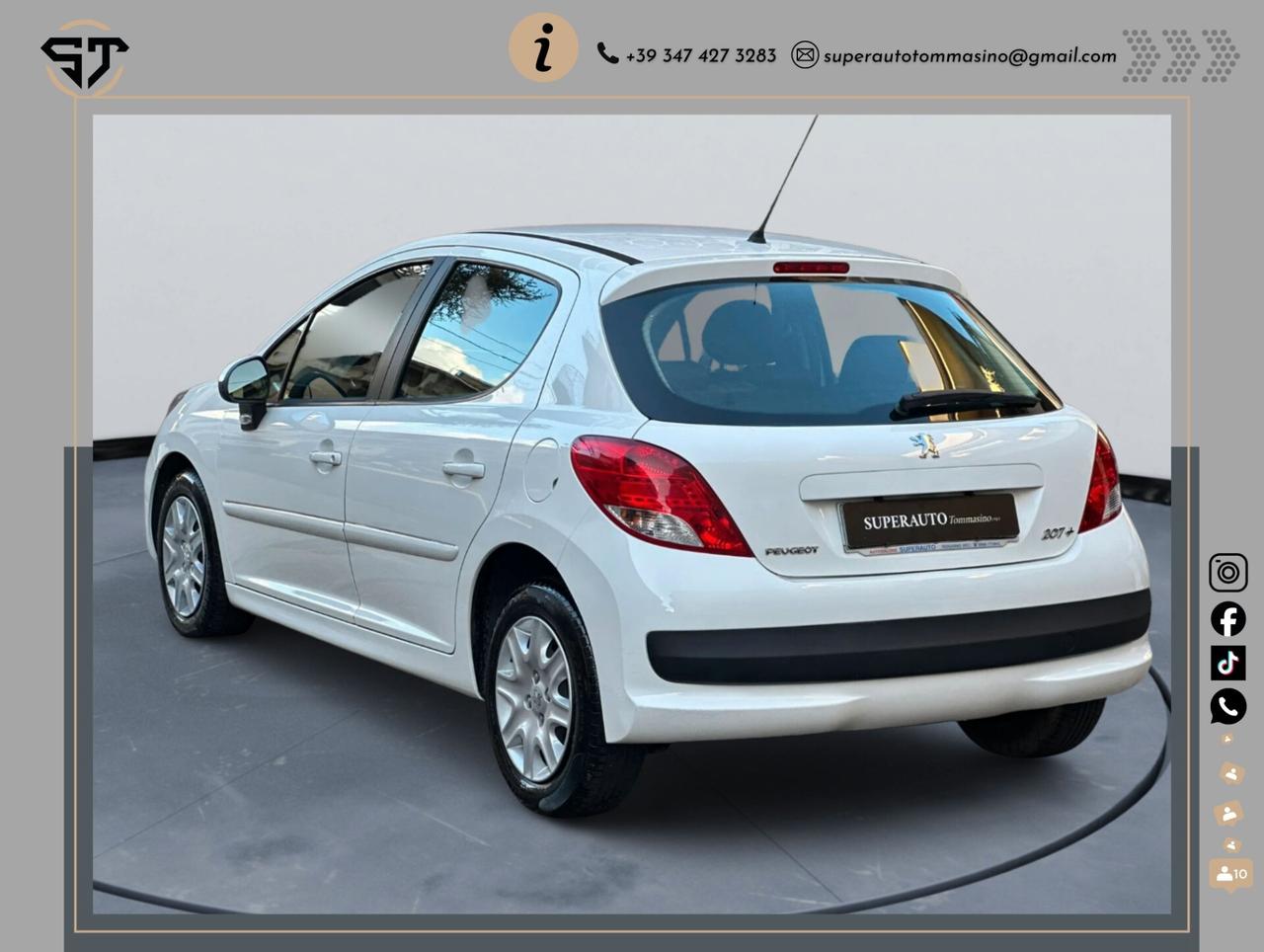 Peugeot 207 Plus GPL 1.4 CV 5 P OK Neopatentati