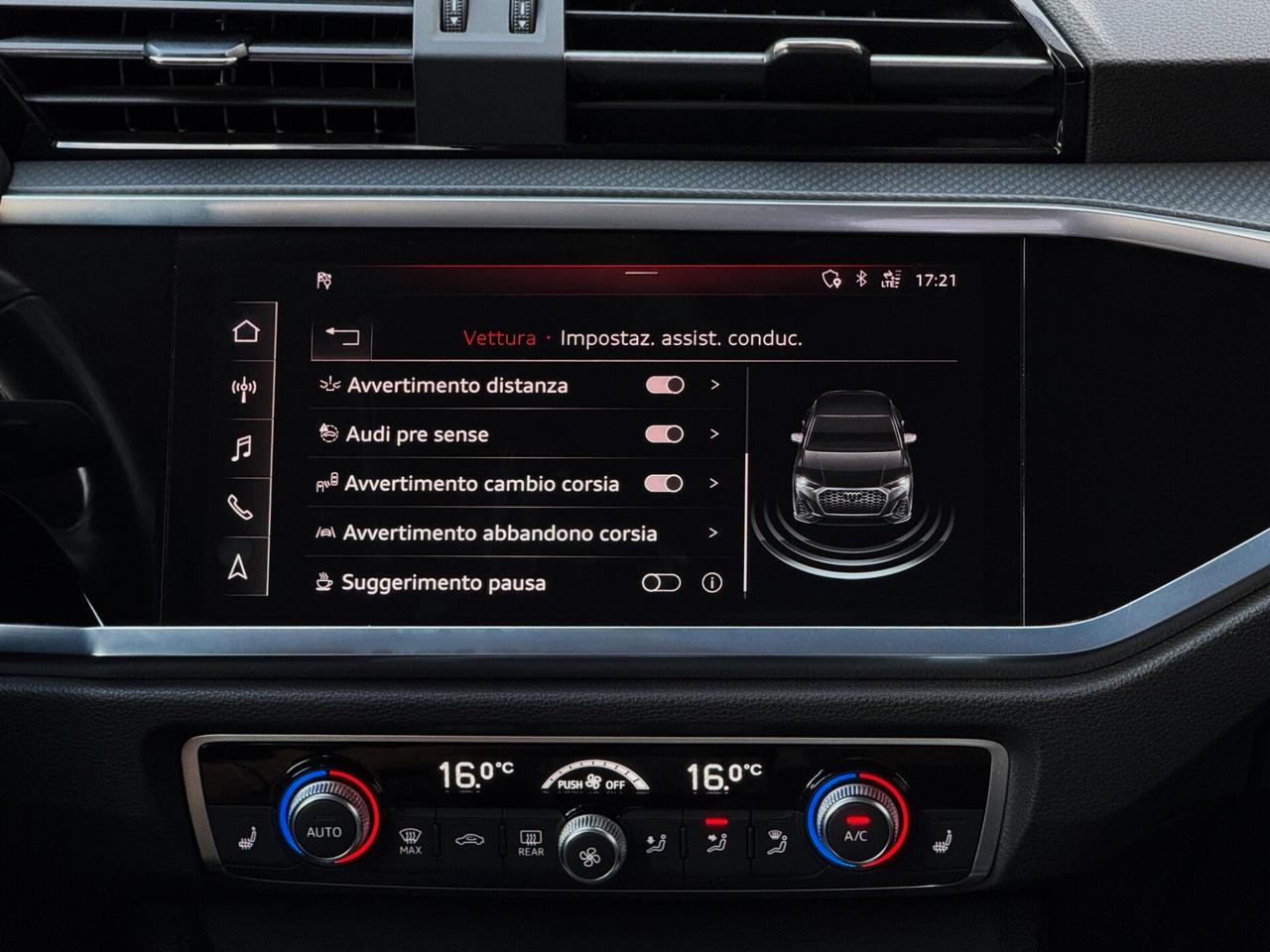 Audi Q3 Sportback 35 TDI 150 CV S-tronic CAR PLAY CAM