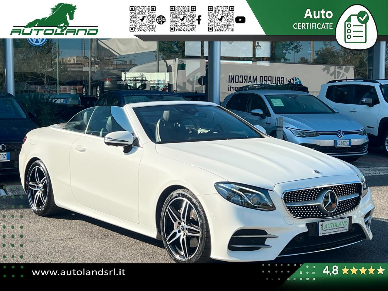 Mercedes E 220 Premium Plus 9G-Tronic Plus Cabrio