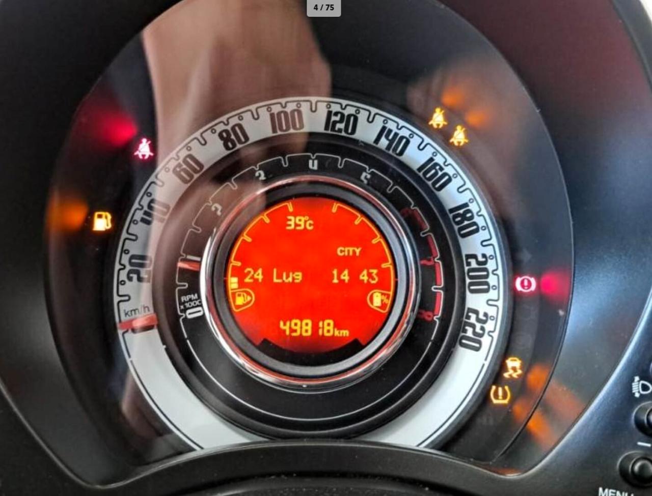 Fiat 500 1.0 Hybrid Red