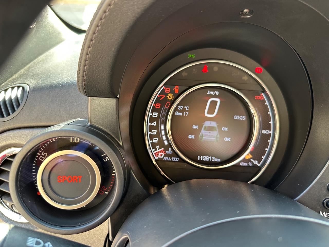 Abarth 595 1.4 Turbo T-Jet 180 CV Competizione KM 113925 CERT