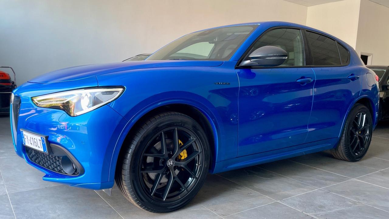 ALFA ROMEO STELVIO 2.2 VELOCE Q4 TURBODIESEL 210CV - VOLANTE E SEDILI IN PELLE RISCALDABILI, FULL LED