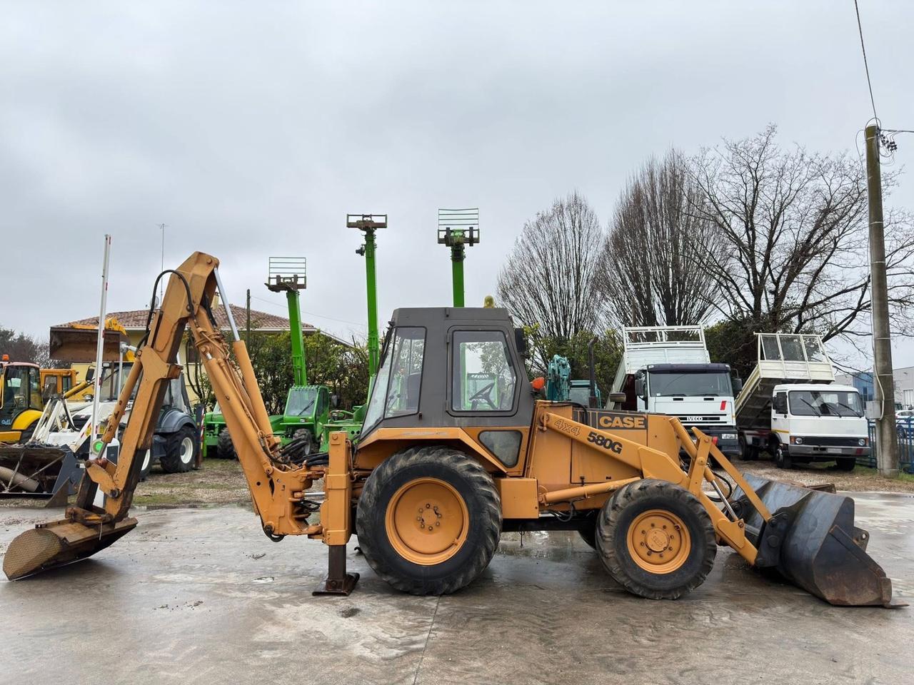 Terna CASE 580G 4x4 con telescopico